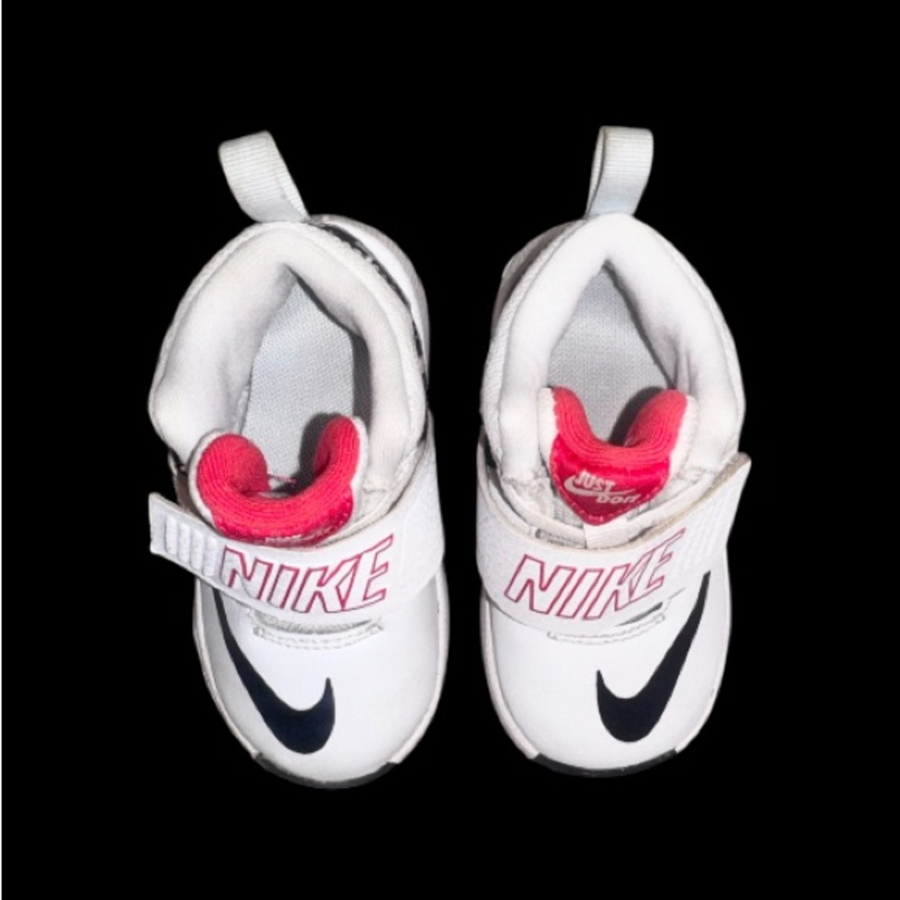 Nike Team Hustle D8 JUST DO IT tennis shoes baby boys size 6 - Picture 9 of 12